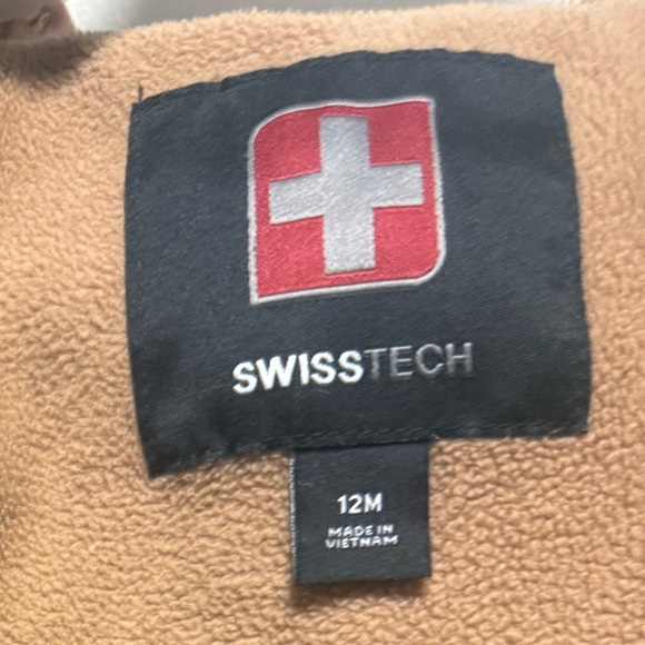 Swiss Tech Kids‎ Puffer Jacket - Orange, Gray, Black - Picture 5 of 9